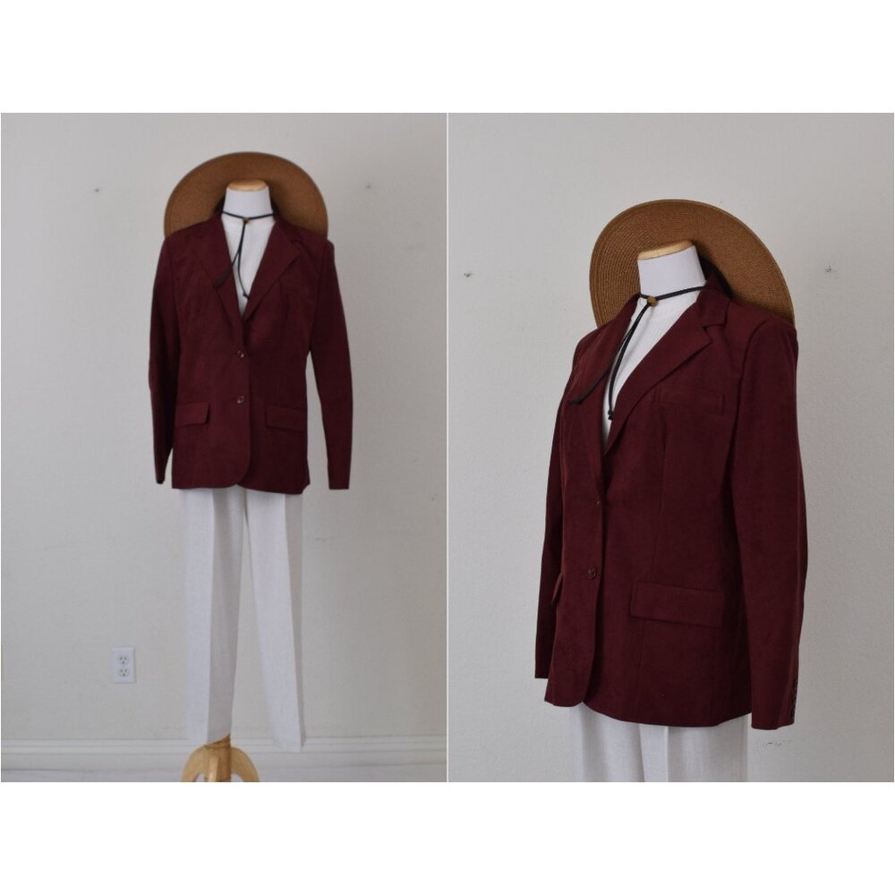 Vintage 90s Union-Made ILGWU‎ Rustic Red Jacket